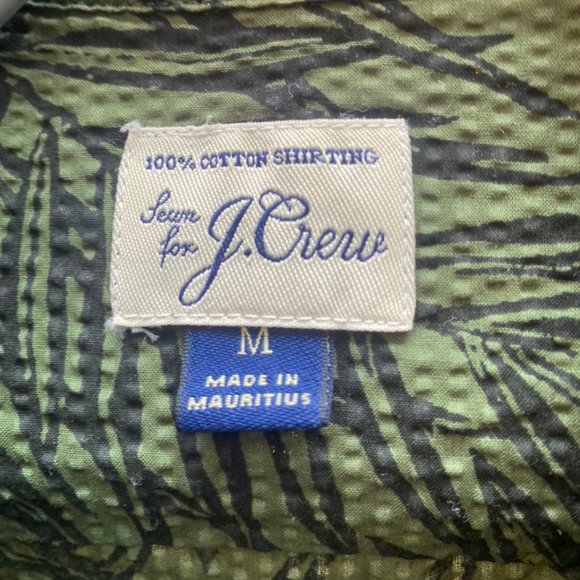 J.Crew Seersucker Camp Collar Shirt - Picture 4 of 4